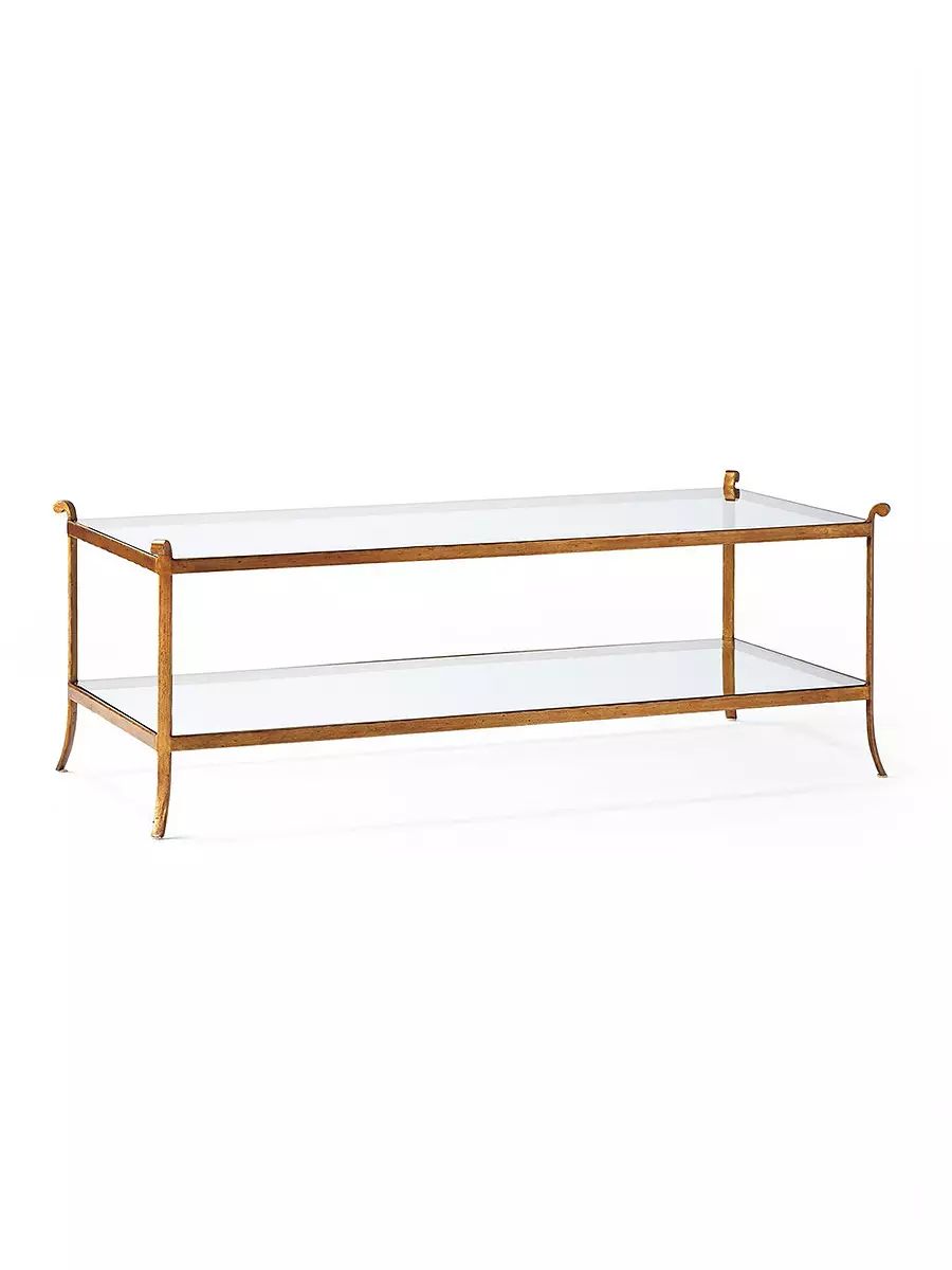 St. Germain Glass Coffee Table | Serena and Lily