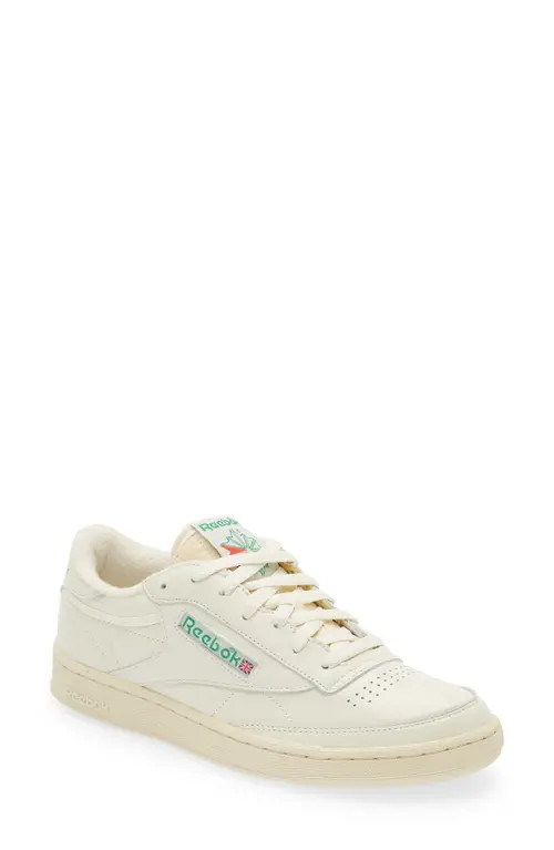 Reebok Club C 85 Vintage Sneaker in Top-Chalk/Paperwhite/Glen at Nordstrom, Size 10.5 | Nordstrom