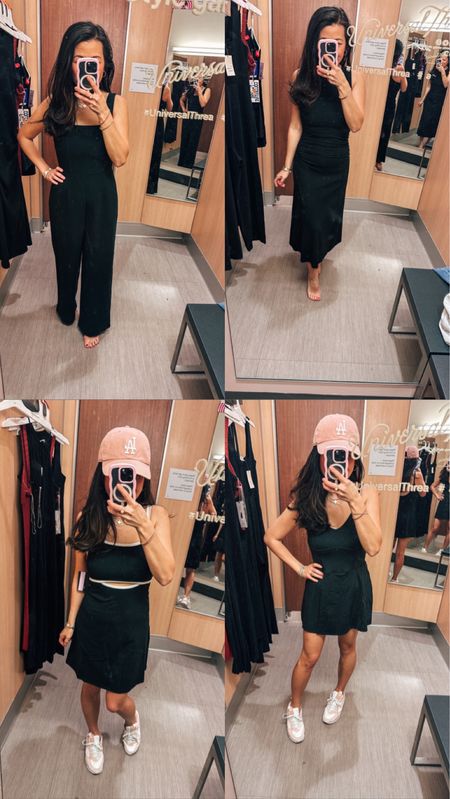 Target new arrivals
Tennis dress
Athletic dress wearing size S
Bodycon dress
Black dresses for summer
Summer vacation
Black jumpsuit wearing XS

#LTKfindsunder50 #LTKover40 #LTKActive