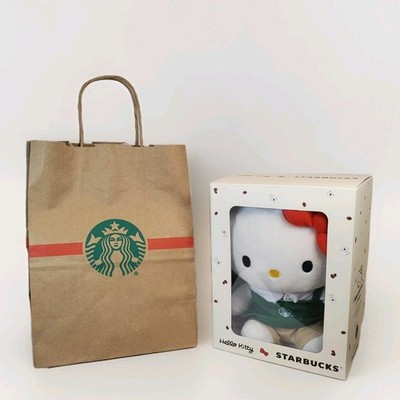 Starbucks Hello Kitty Plush Green Barista 2025 Christmas New Limited Edition | eBay US