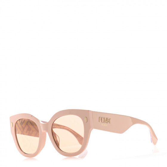 FENDI Acetate FF Cat Eye Sunglasses FF 0452 Pink | Fashionphile
