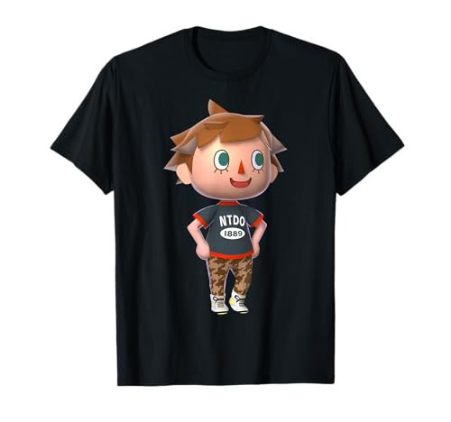 Animal Crossing Villager Nintendo 1889 Graphic T-Shirt T-Shirt | Amazon (US)