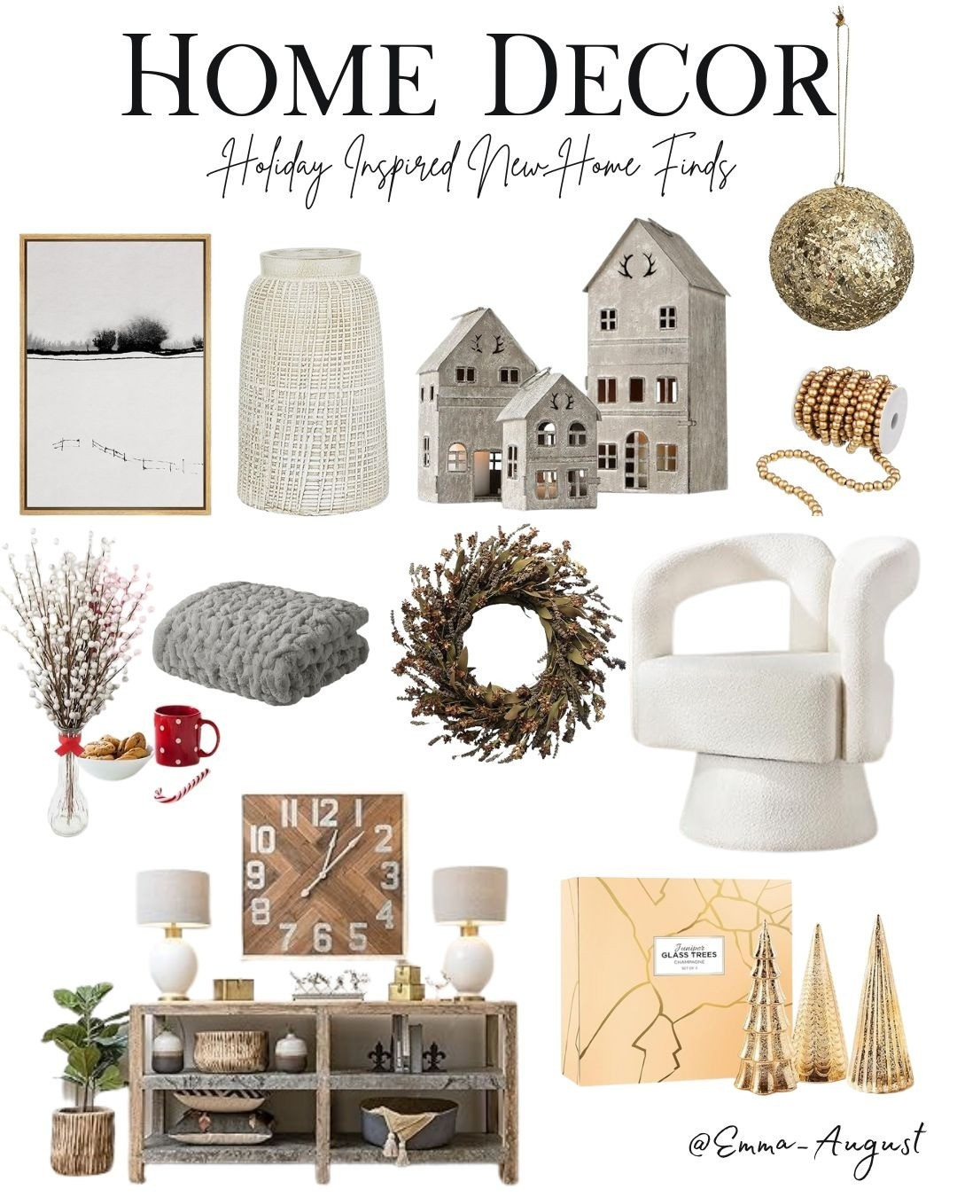 Deck the halls with new home finds! Check out my latest LTK post for holiday-inspired décor, cozy essentials, and festive accents to make your space extra special. #HolidayHome #NewHome #ChristmasDecor #LTKHome #HomeInspo

#LTKStyleTip #LTKBeauty #LTKSaleAlert