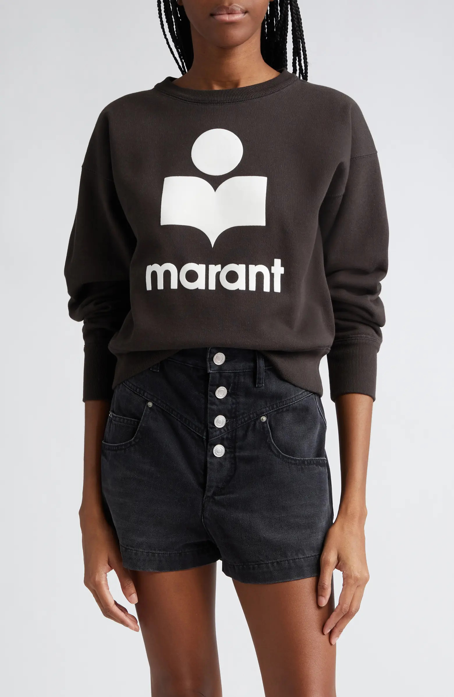 Mobyli Logo Cotton Sweatshirt | Nordstrom