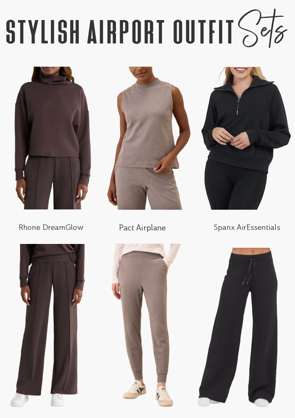 If you’ve spent any time on Instagram lately, you’ve probably noticed a new uniform taking over airport style!

These comfy, chic two-piece matching sets have become the go-to answer for what to wear on a plane, and it’s easy to see why. They’re cozy like sweats, look totally put together, and take all the guesswork out of your travel day outfit.

Travel Fashion, Travel Outfits, Airplane Outfit Ideas, Comfy Outfits Airport, Airplane Travel, Two Piece Outfits, Two Piece Travel Set, Travel Outfit Idea

#LTKTravel