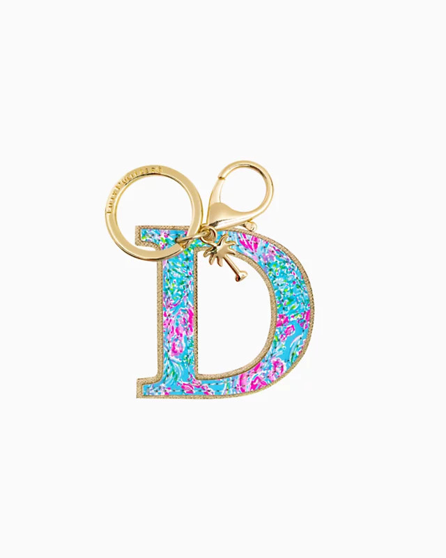 Printed Initial Keychain - D | Lilly Pulitzer