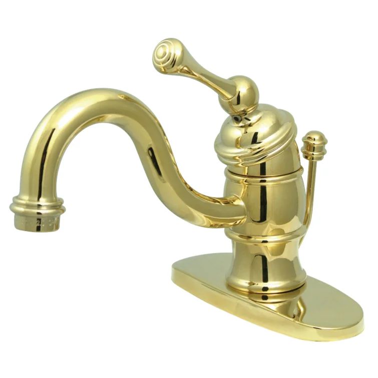KB3402BL Victorian Single Hole Bathroom Faucet with Drain Assembly | Wayfair North America