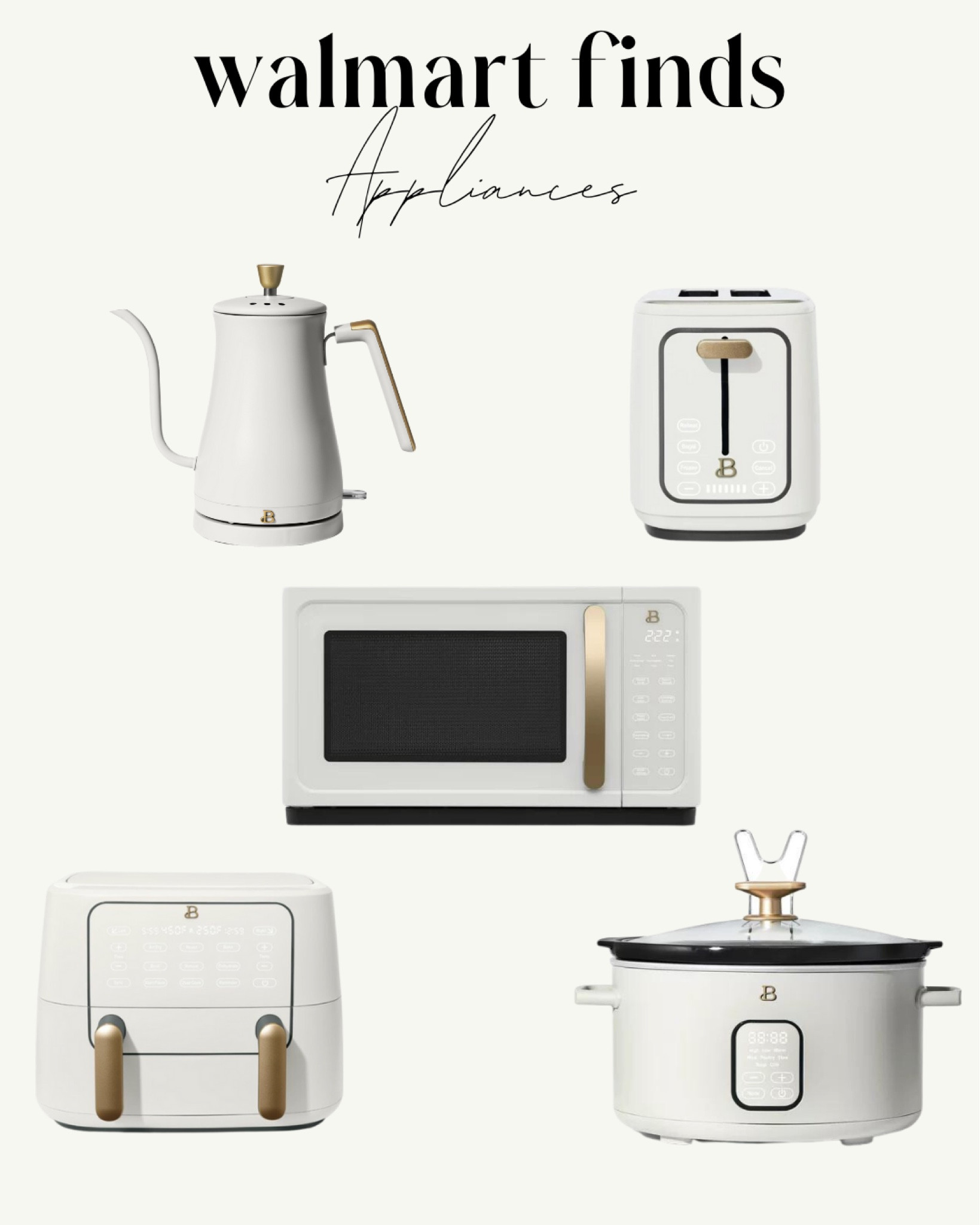Affordable and Aesthetically pleasing! ✨ these appliances are from Drew Barrymore’s line at Walmart - Beautiful! We bought some of these for our AirBNB and we love how they look displayed. A piece of art! 🫶🏽 

#LTKsalealert #LTKhome #LTKfamily