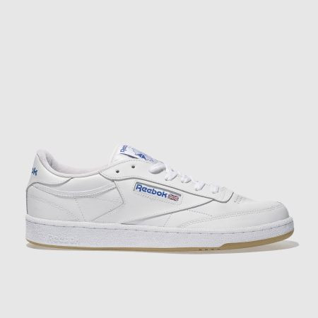 Mens White & Navy Reebok Club C 85 Trainers | schuh | Schuh