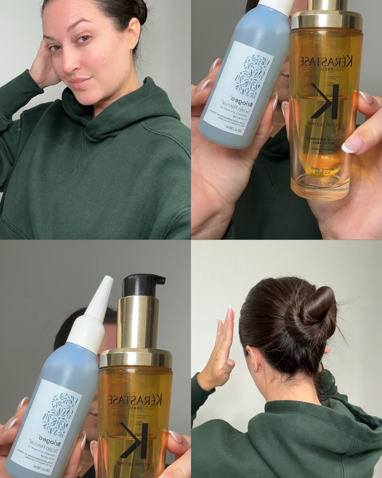 Sunday reset today & the first step is hair oil! Perfect pair for someone with dry hair. 

HOODIE - XS 

#LTKvlog #LTKBeauty #LTKselfcare