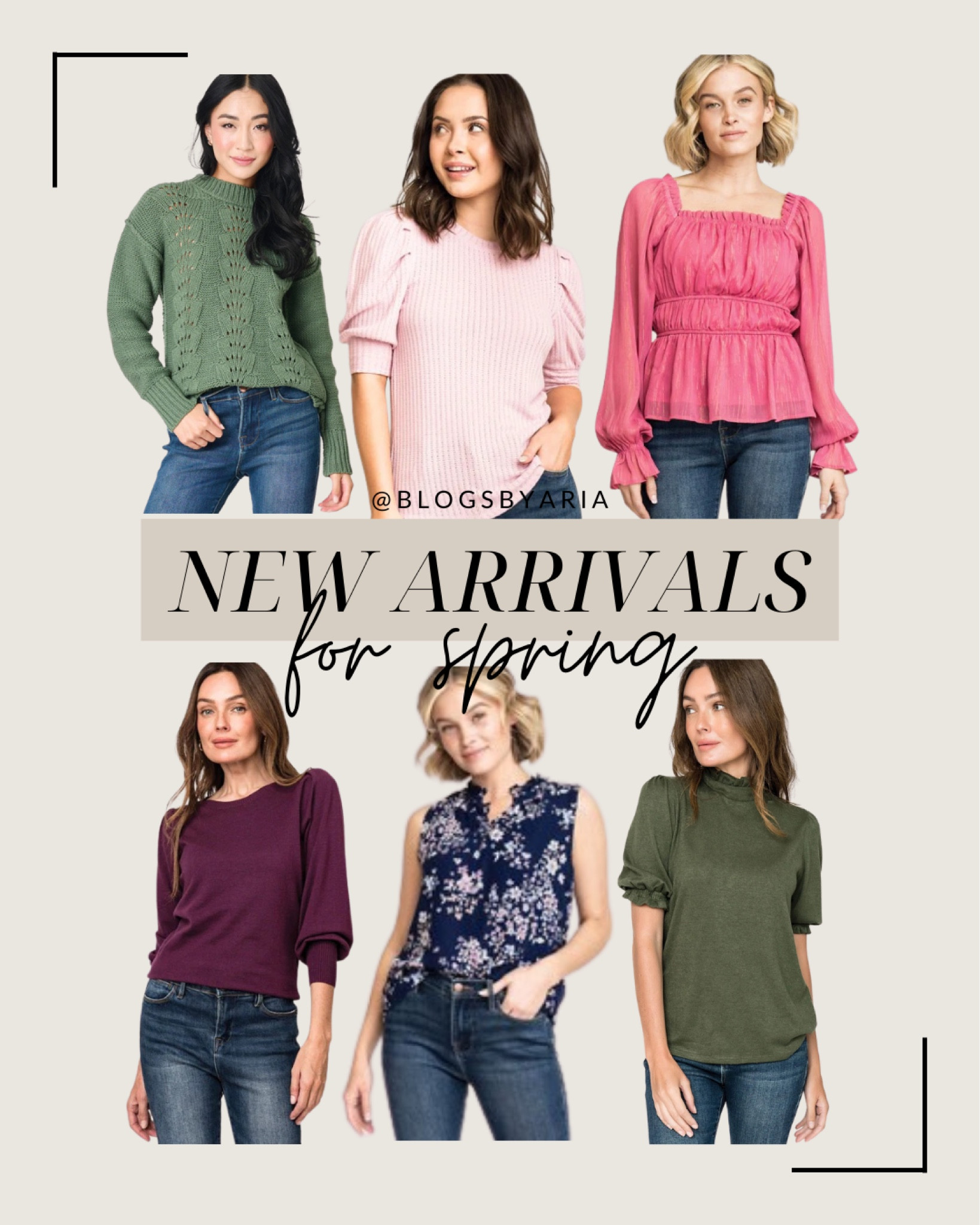 New arrivals for spring from Gibson Look! I love the feminine touches to these sweaters and blouses that are great for the office! 

#LTKstyletip #LTKFind #LTKworkwear