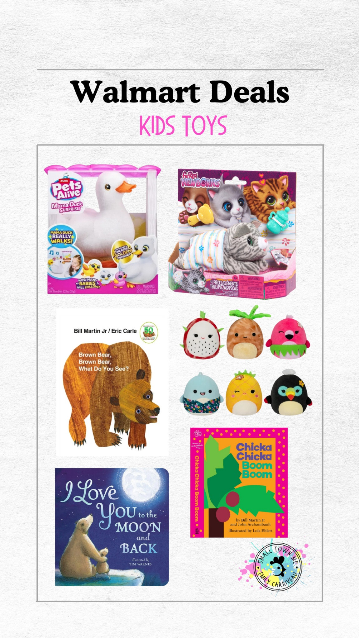 Life like animal toys for the kids who love animals! Squishmallows are also a crowd favorite. Can’t go wrong with some sweet and nostalgic reads. 

#LTKGiftGuide #LTKKids #LTKFamily