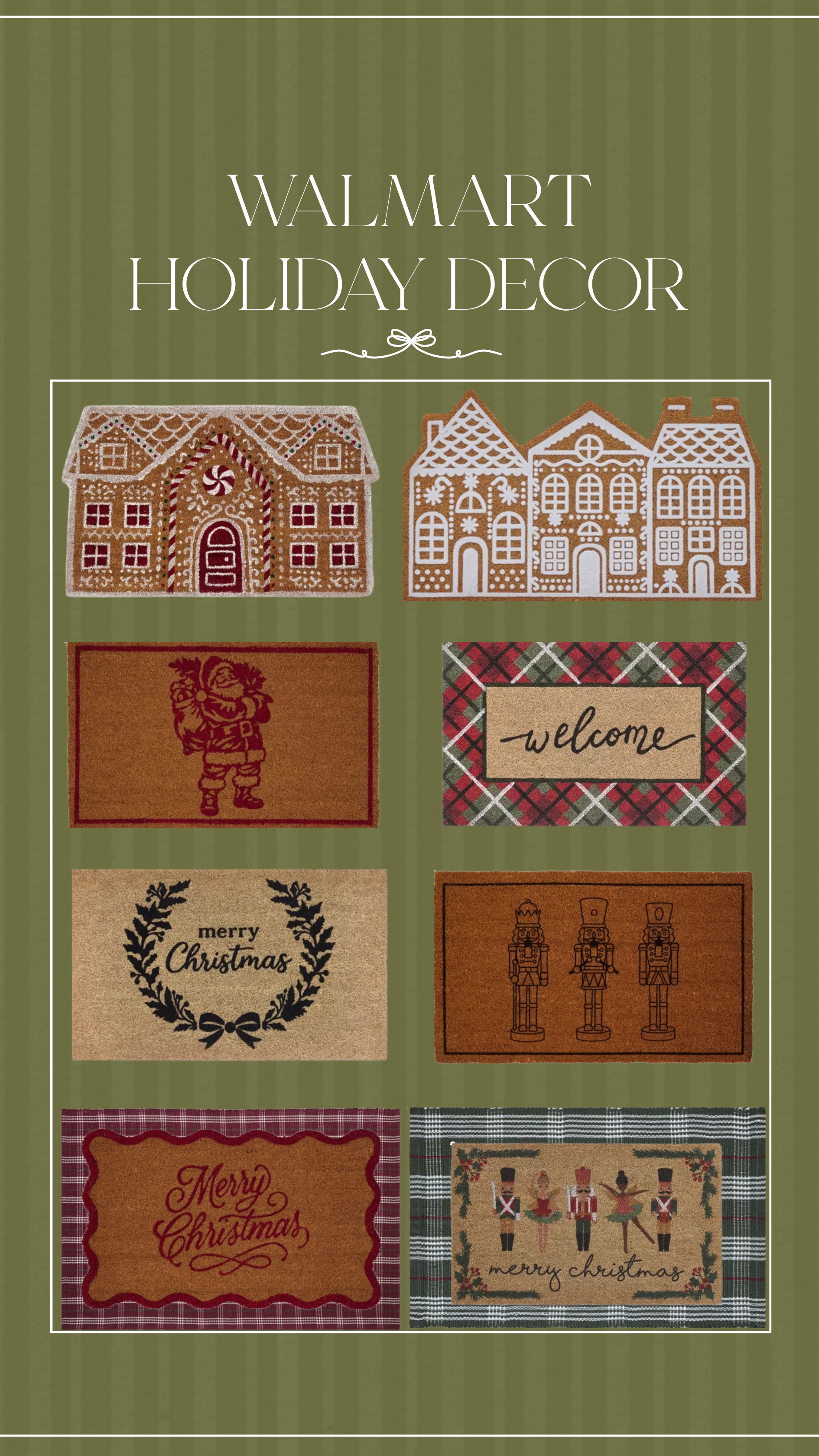 Holiday Favorites from Walmart!
Walmart Home / Walmart Holiday / My Texas House / Better Home and Gardens / Winter Decor / Coffee Table Decor / Bookshelf Decor / Christmas Decor / Holiday Decor / Holiday Greenery / Holiday Wreaths / Festive Wreaths / Pre-Lit Garlands Christmas Tree Decor / Stockings & Holders / Advent Calendars / Window Decorations / Outdoor Christmas Lights / Mantel Decor / Christmas Tree Ornaments / Christmas Pillows / Winter Decor / Winter Pillows / Winter Greenery / Christmas Village / Christmas Garlands / Christmas Wreaths / Tree Figurines / Holiday Figurines / Faux Christmas Trees / Pre-Lit Christmas Trees / Holiday Garlands / Lit Decor Pieces / Christmas Ornaments / Nutcrackers / Christmas Village / Winter Wonderland Decor / Christmas Centerpieces / Tabletop Trees / Holiday Figurines / Holiday Doormats / Holiday Candles / Christmas Candles /  

 #LTKSeasonal #LTKHome