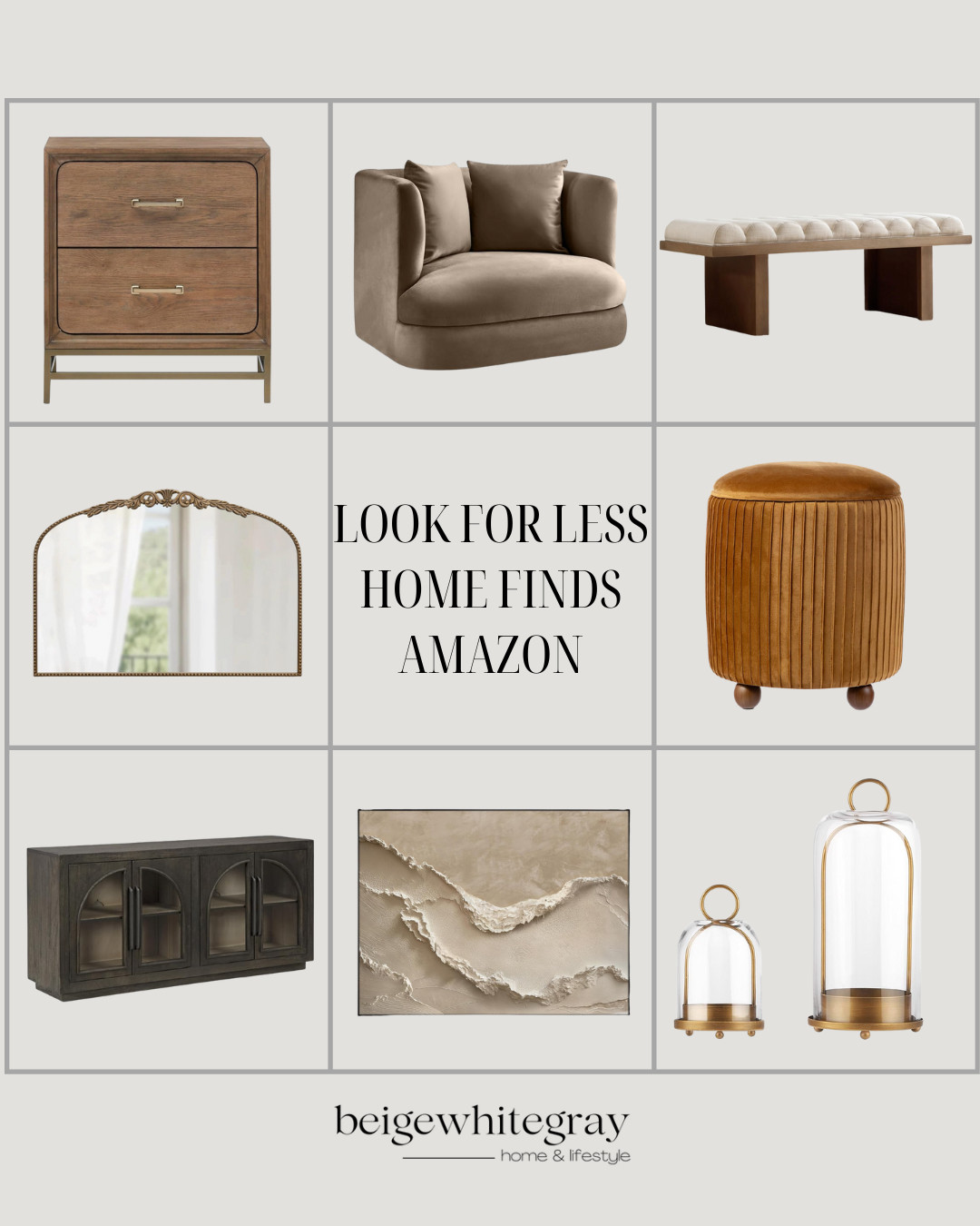 LOOK FOR LESS HOME FINDS
AMAZON! 

 