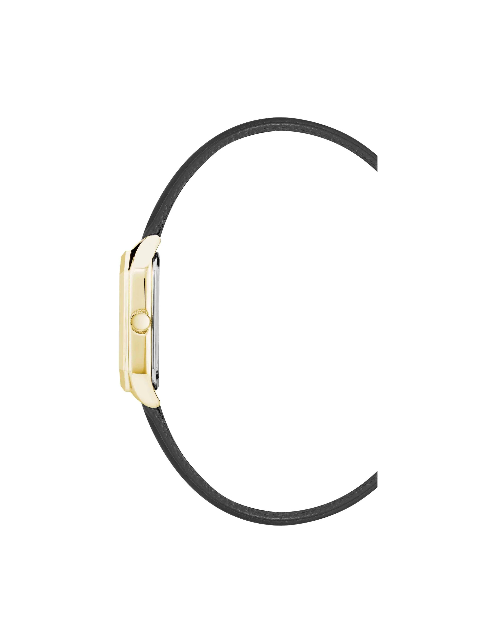 Octagonal Shaped Leather Strap Watch | Anne Klein