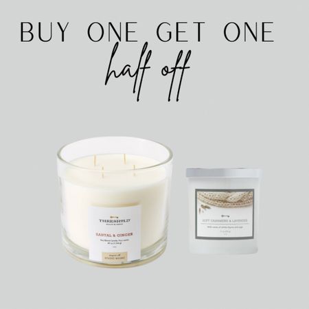 Candle sale at target- Buy one get one half off! The soft cashmere is only $6 and one of my favorites. Excited to try this new one! Candles, target sale 

#LTKhome #LTKsalealert