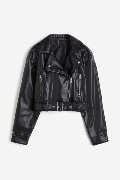 Short Biker Jacket | H&M (US + CA)