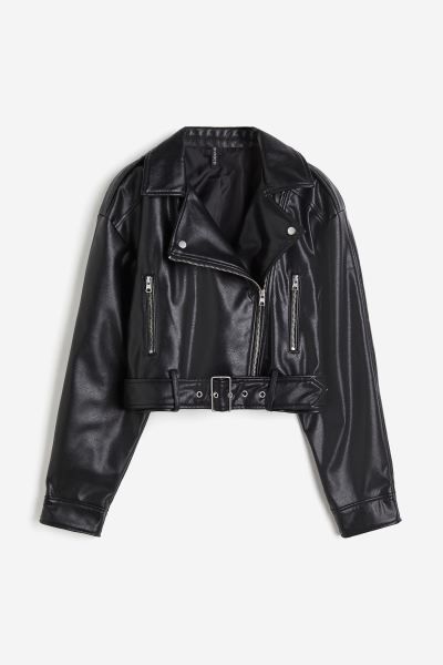 Short biker jacket | H&M (UK, MY, IN, SG, PH, TW, HK)
