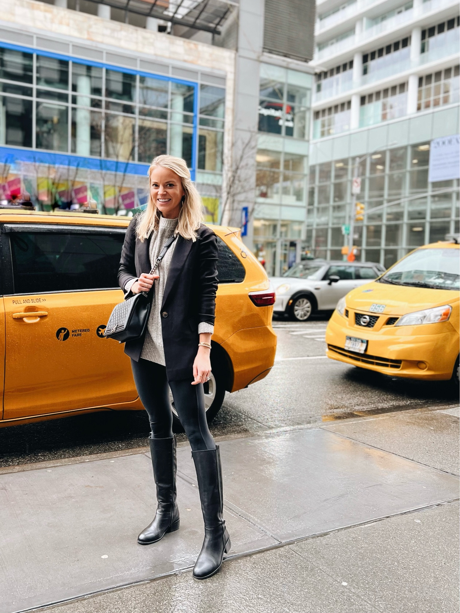 NYC OOTD 
•boots are from Anaki Paris 
•medium Chanel Boy Bag 

#LTKSeasonal #LTKstyletip