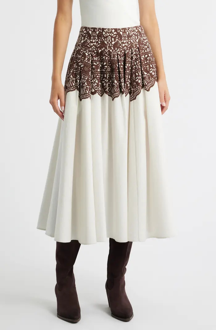 THE GREAT. The Regency Pleated Maxi Skirt | Nordstrom | Nordstrom