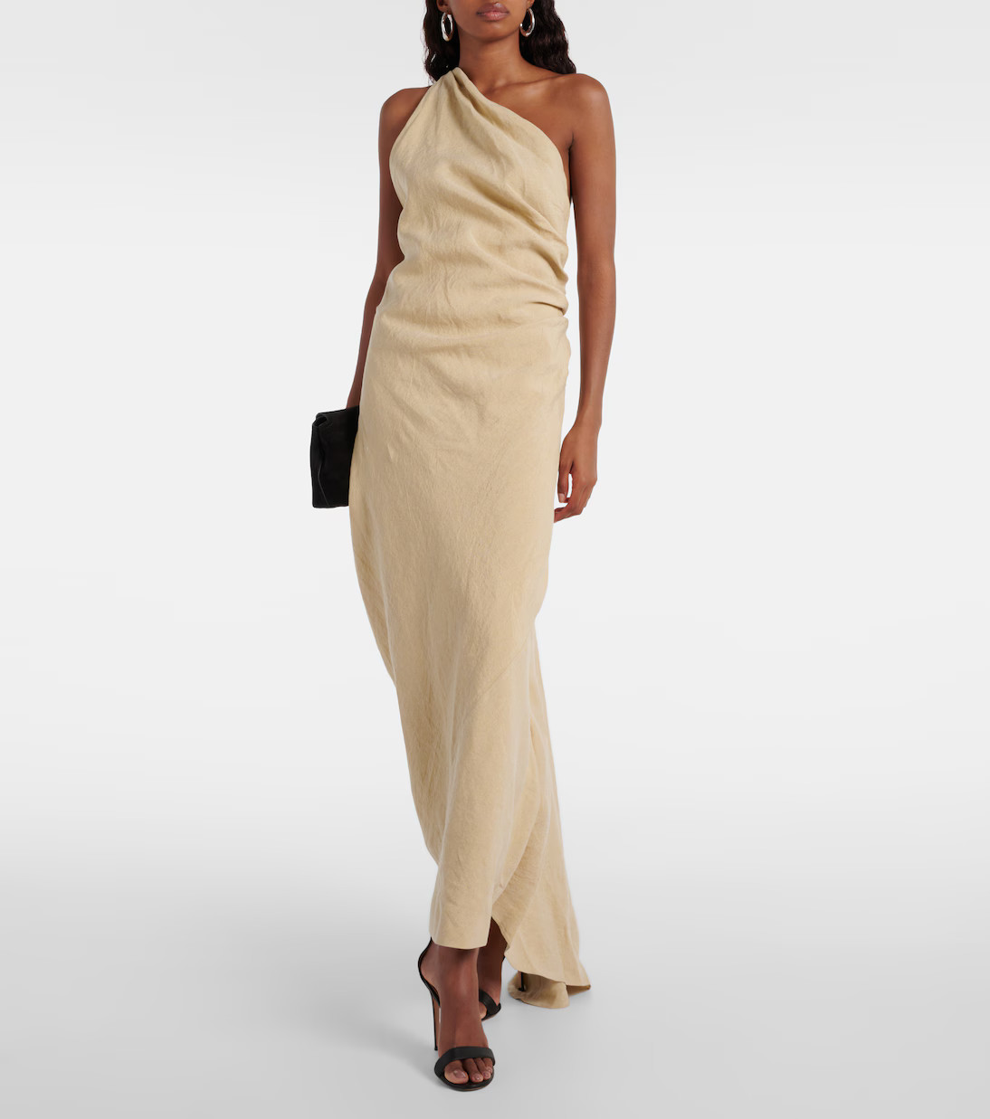 Riya draped linen maxi dress | Mytheresa (US/CA)