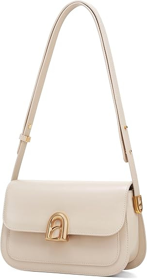 LAFESTIN Genuine Leather Shoulder Bag for Women with Adjustable Strap, Crossbody Purses For Women... | Amazon (US)