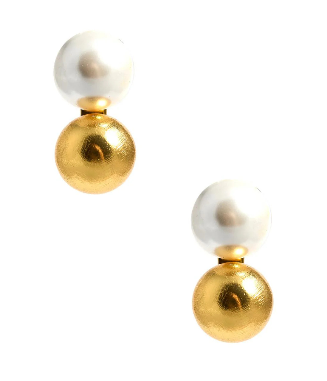 Belle Double Pearl Stud Earrings | Lisi Lerch | Lisi Lerch Inc