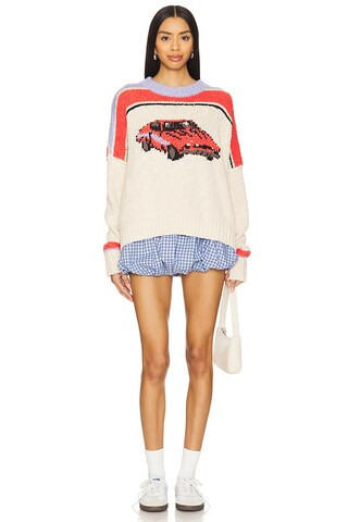 Fast Lane Pullover Sweater in Race Car Combo | Revolve Clothing (Global)