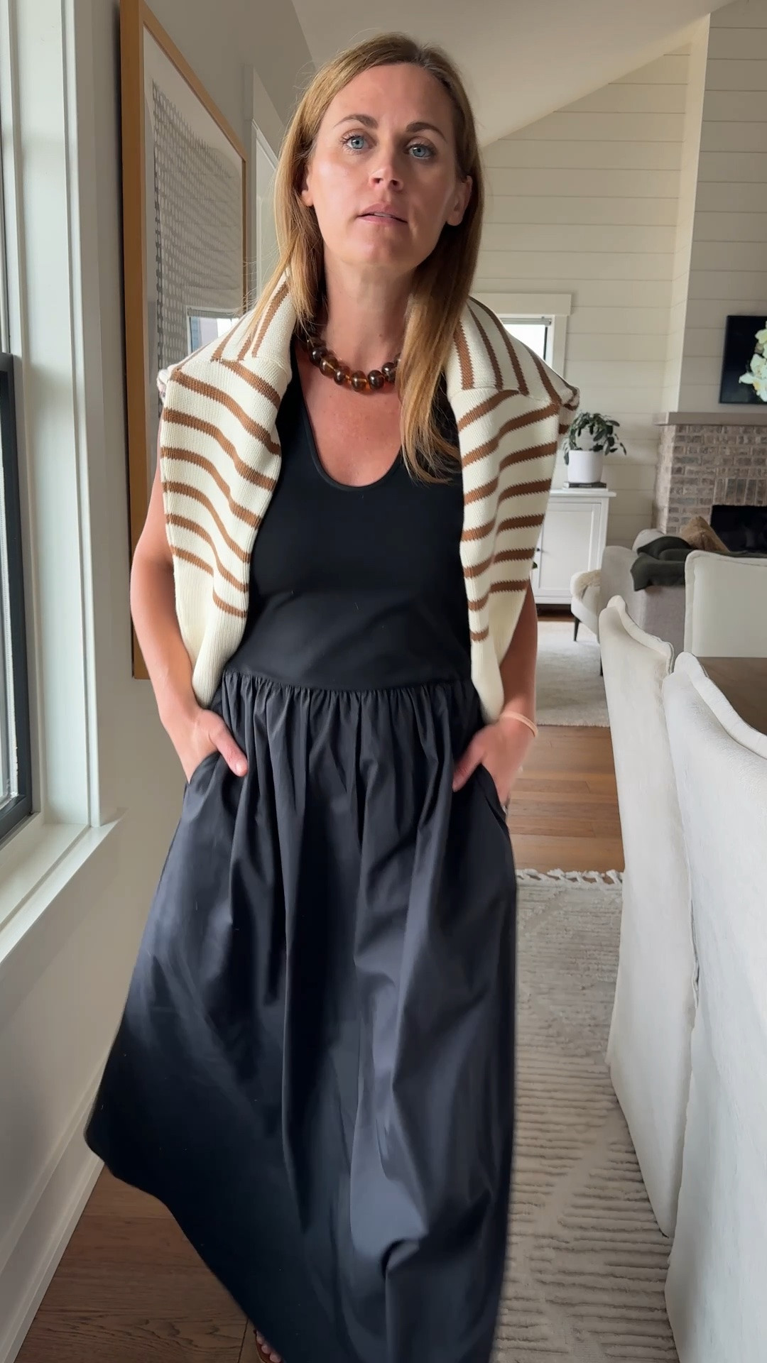 Dress size small
Sweater size small

#LTKdayinmylife #LTKgrwm #LTKootd