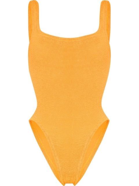 square-neck open-back swimsuit | Farfetch (US)