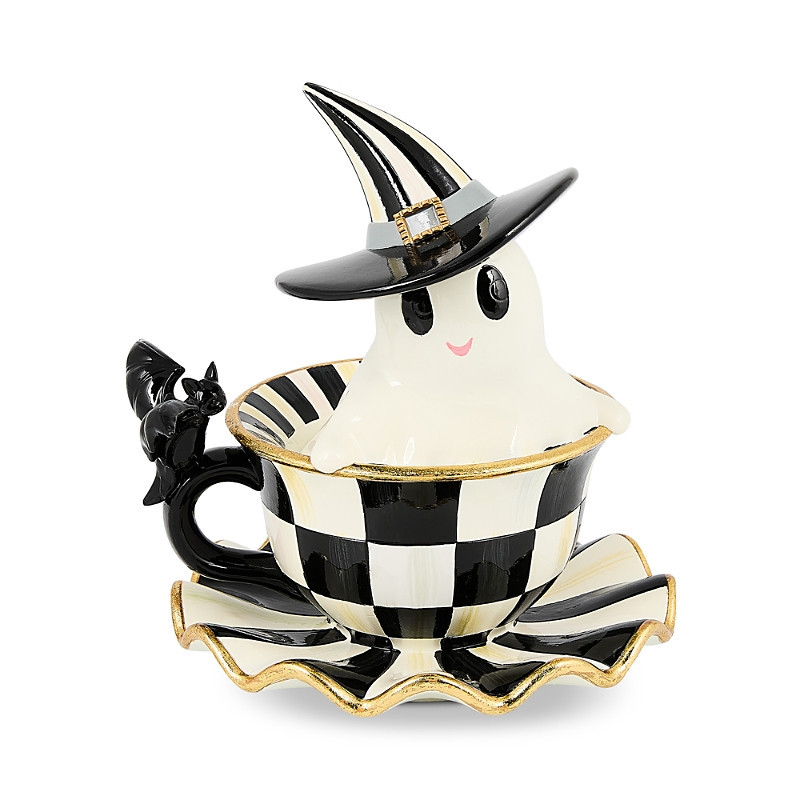 MacKenzie-Childs Courtly Check Teacup Ghost Decor | Bloomingdale's (US)