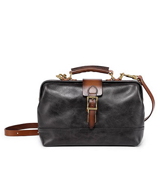 Women's Genuine Leather Doctor Satchel Bag | Macy's