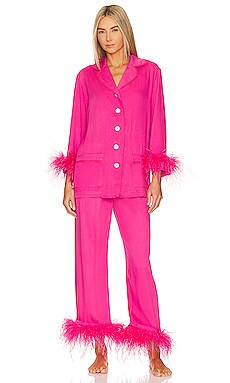 Party Pajama Set with Feathers
                    
                    Sleeper | Revolve Clothing (Global)