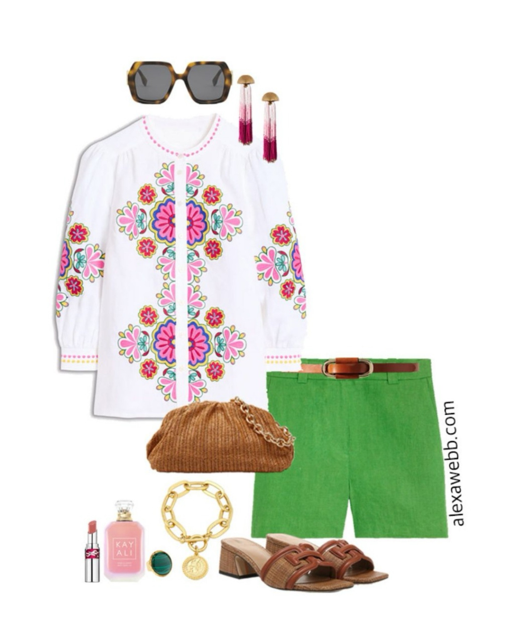 Plus Size Resort Capsule - Part 2 - Plus Size Navy Chino Shorts Outfits - Are you headed somewhere warm this winter? A resort vacation? Well, here is a plus size resort capsule wardrobe. An easy way to pack for your next trip! Alexa Webb #plussize

#LTKSeasonal #LTKPlusSize #LTKTravel