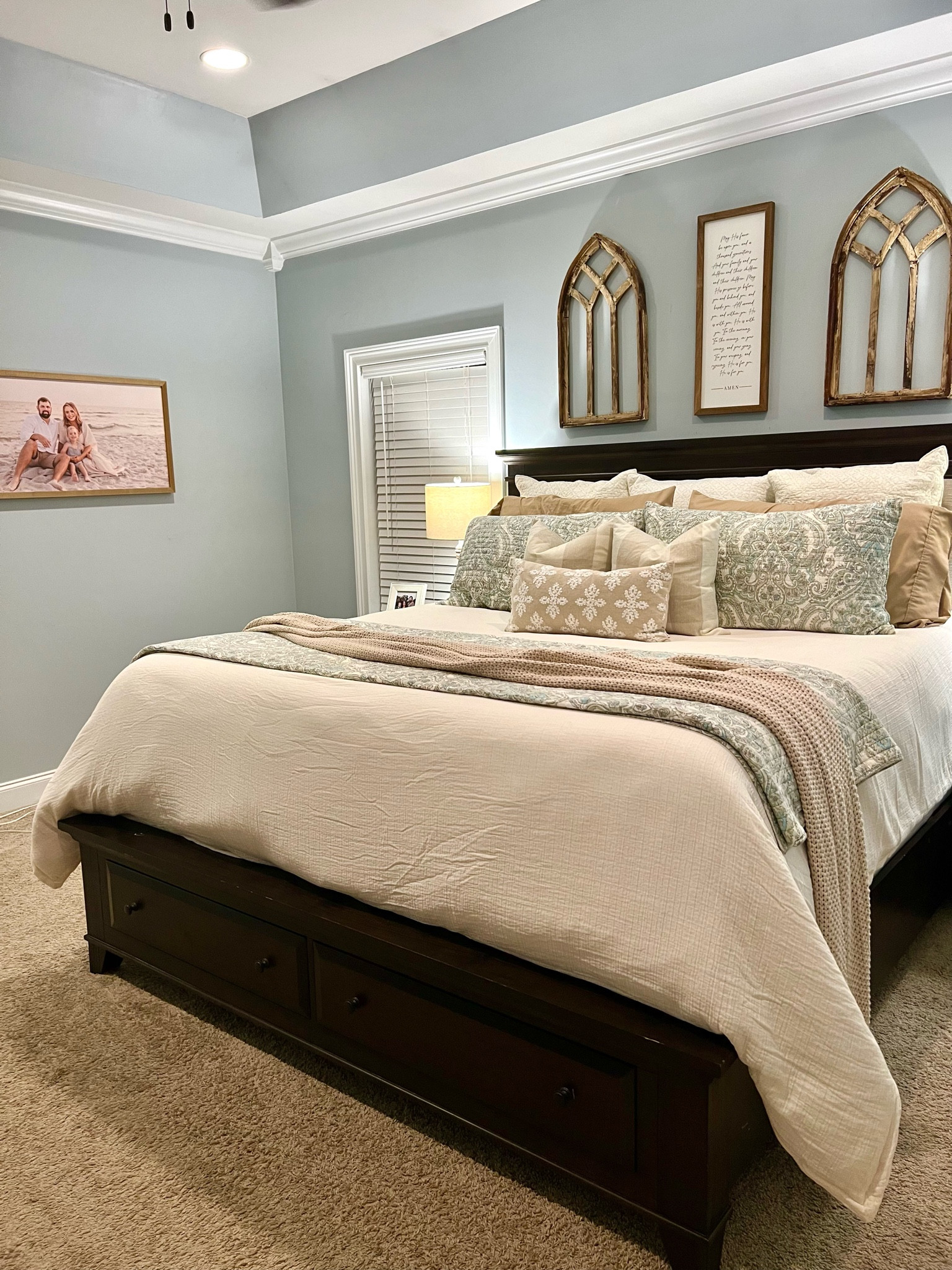 Our current bedding 🤍