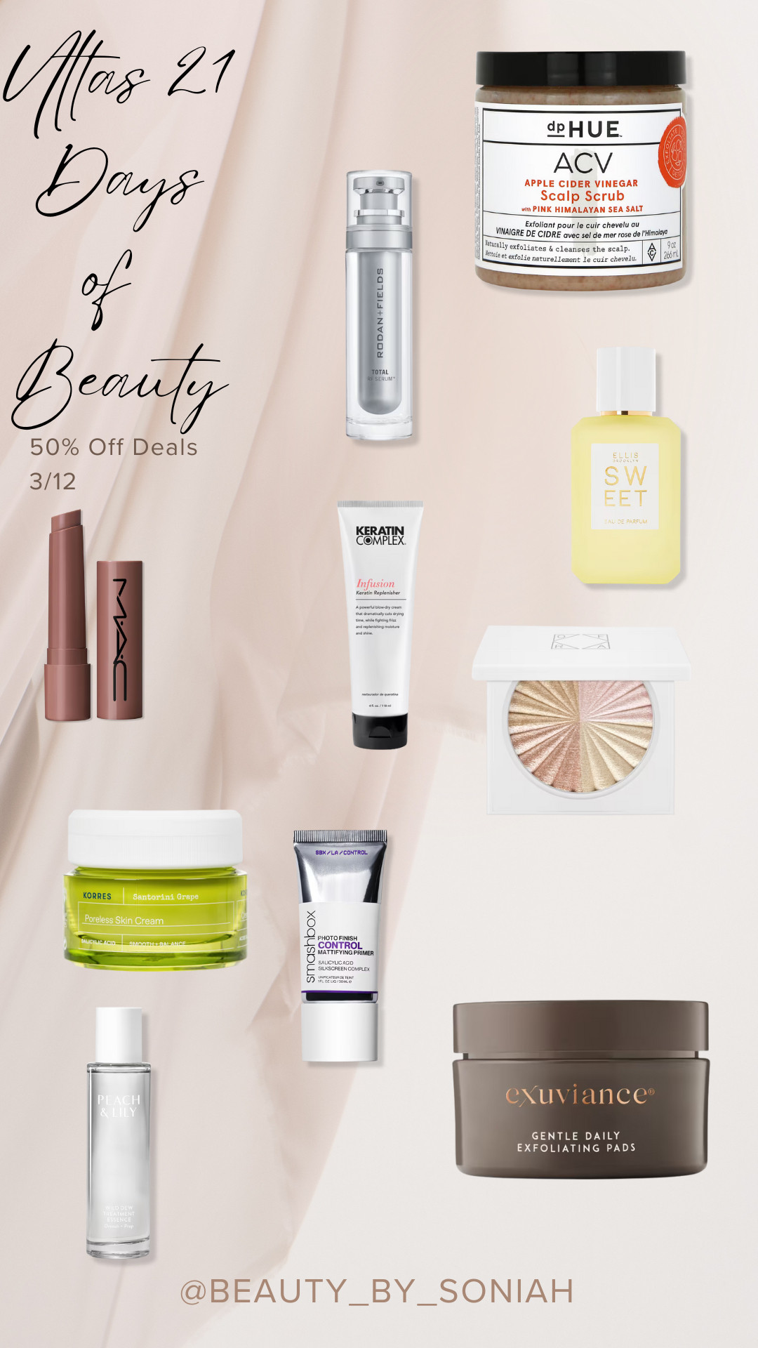 Ultas 21 Days Of Beauty
3/12 

 

#LTKSpringSale #LTKOver40 #LTKBeauty