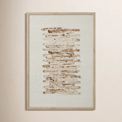 Amber Lewis x Loloi Greenwich Gold / Ivory 2'-6" x 3'-6" Wall Art | Wayfair North America