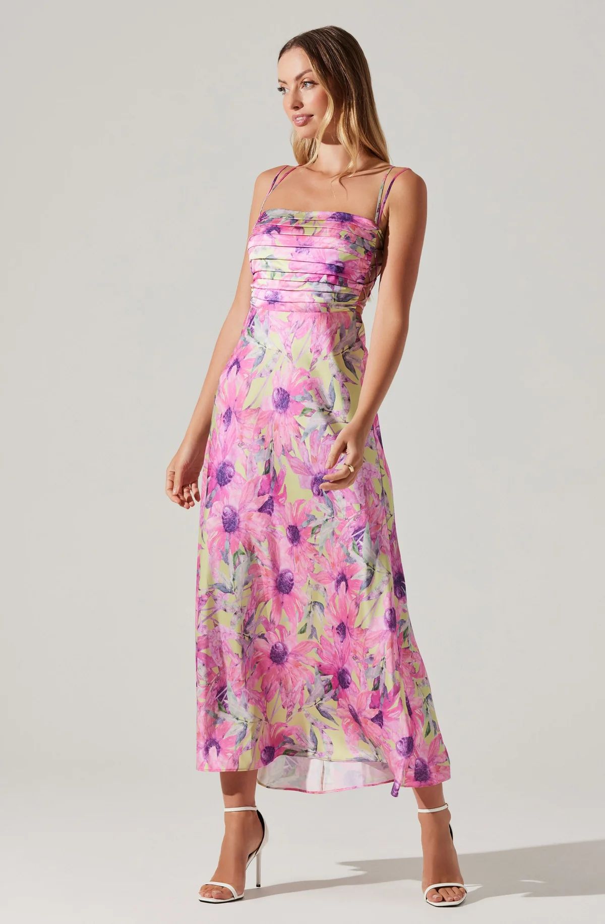 Antlia Floral Midi Dress | ASTR The Label (US)