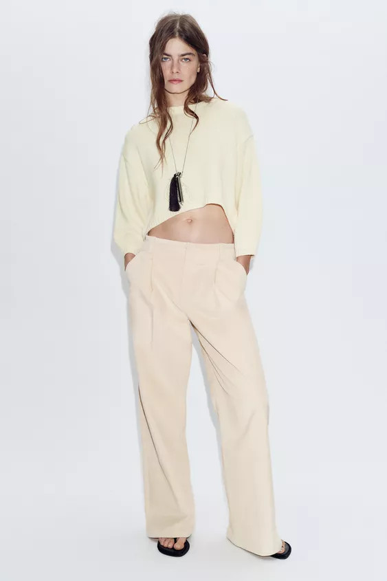 SHORT KNIT JUMPER | Zara US