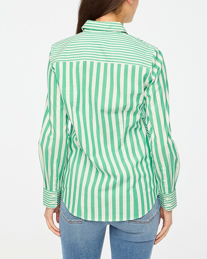 Button-up cotton poplin shirt in signature fit | J.Crew Factory