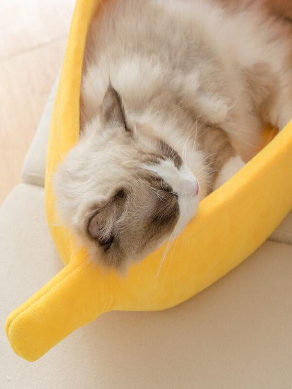 1pc Banana Design Pet Bed | SHEIN