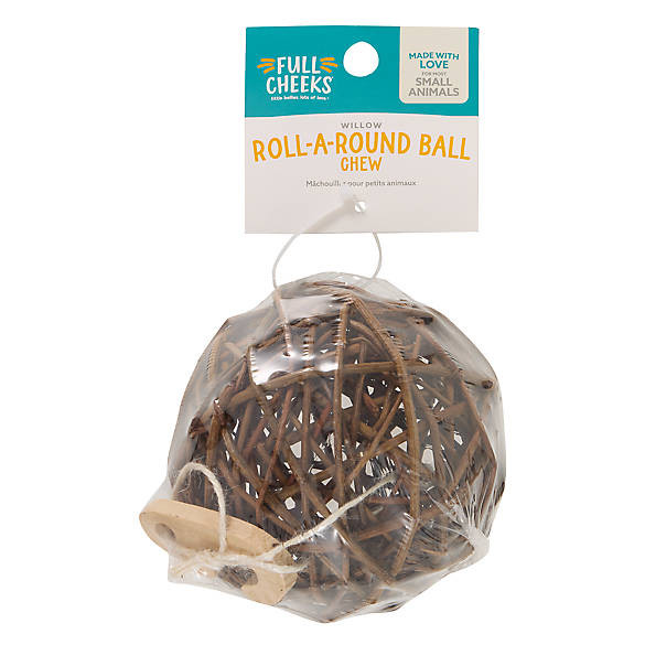 Full Cheeks Small Pet Roll-A-Round Willow Ball Chew | PetSmart