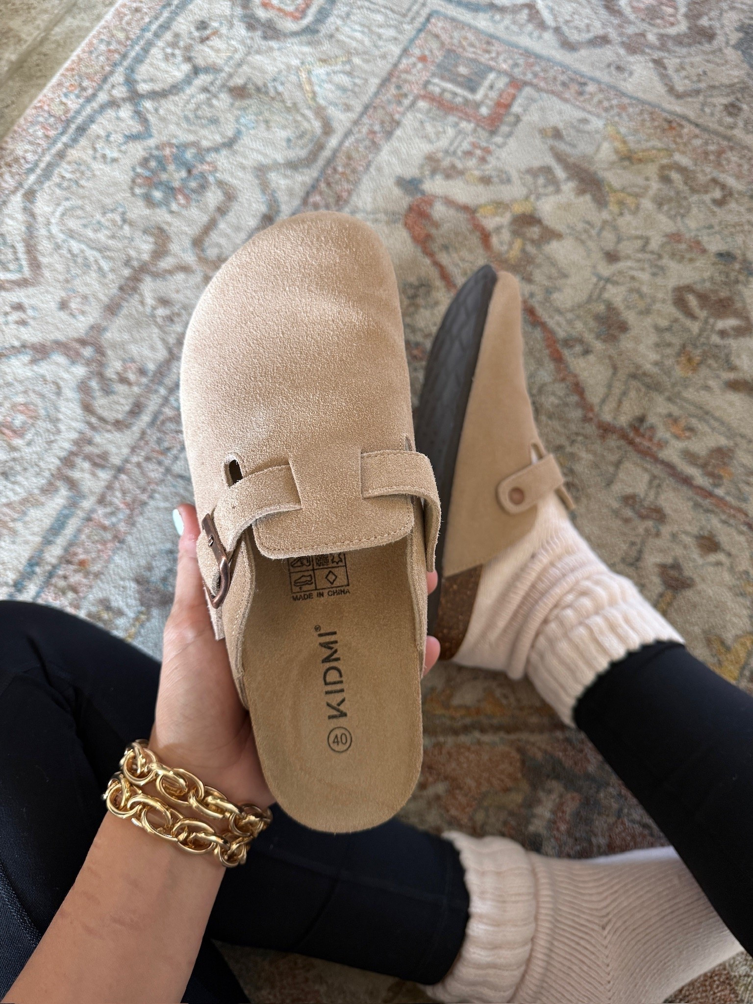 The neutral Amazon mules I’m wearing with EVERYTHING this fall. They give that expensive look without the designer price tag.

Amazon mules, neutral mules, fall shoes, Amazon fashion, designer look for less, fall footwear, slip on shoes, neutral shoes, Amazon fall finds, everyday shoes, affordable fall fashion, JulieFranks