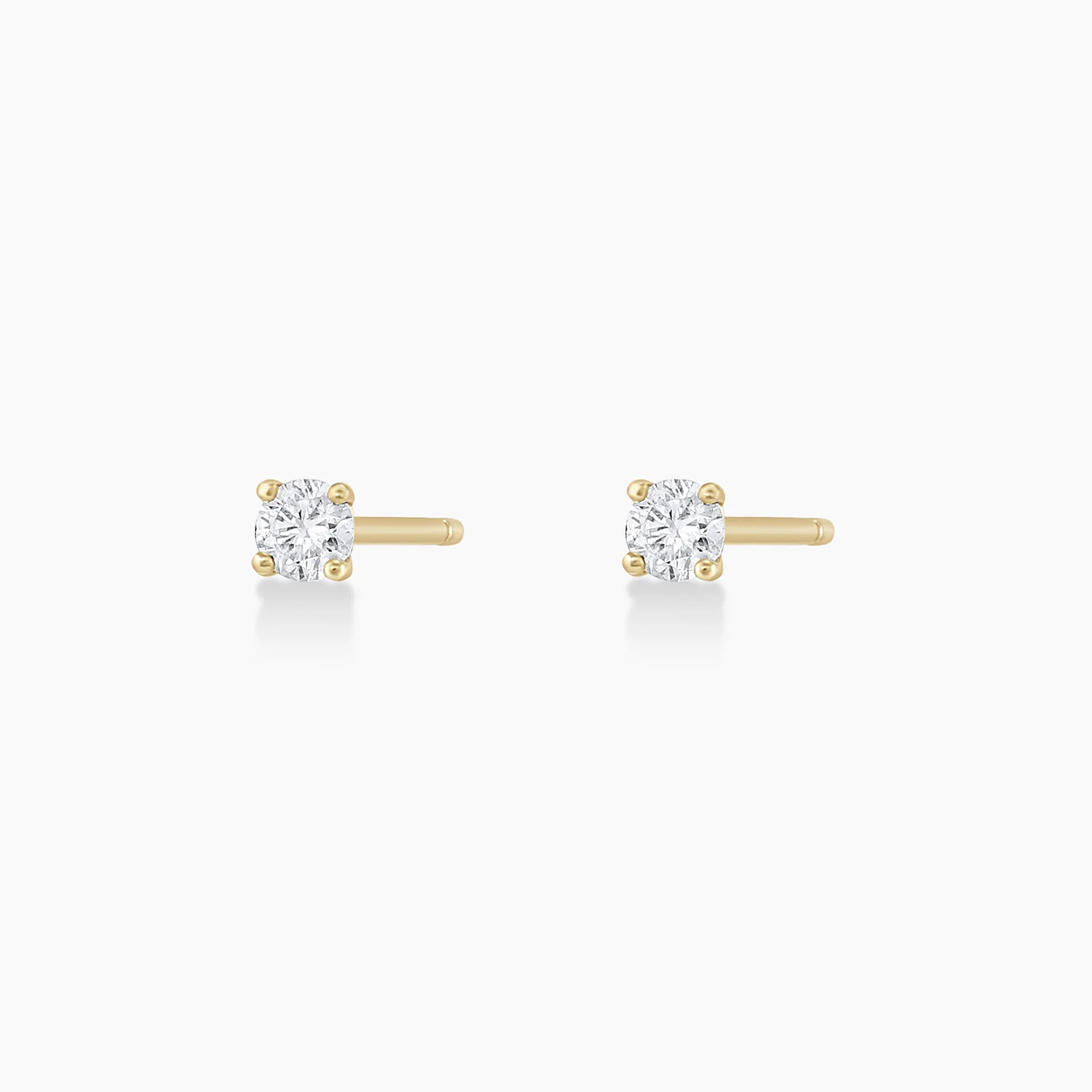Diamond Solitaire 3 mm Studs | Gorjana