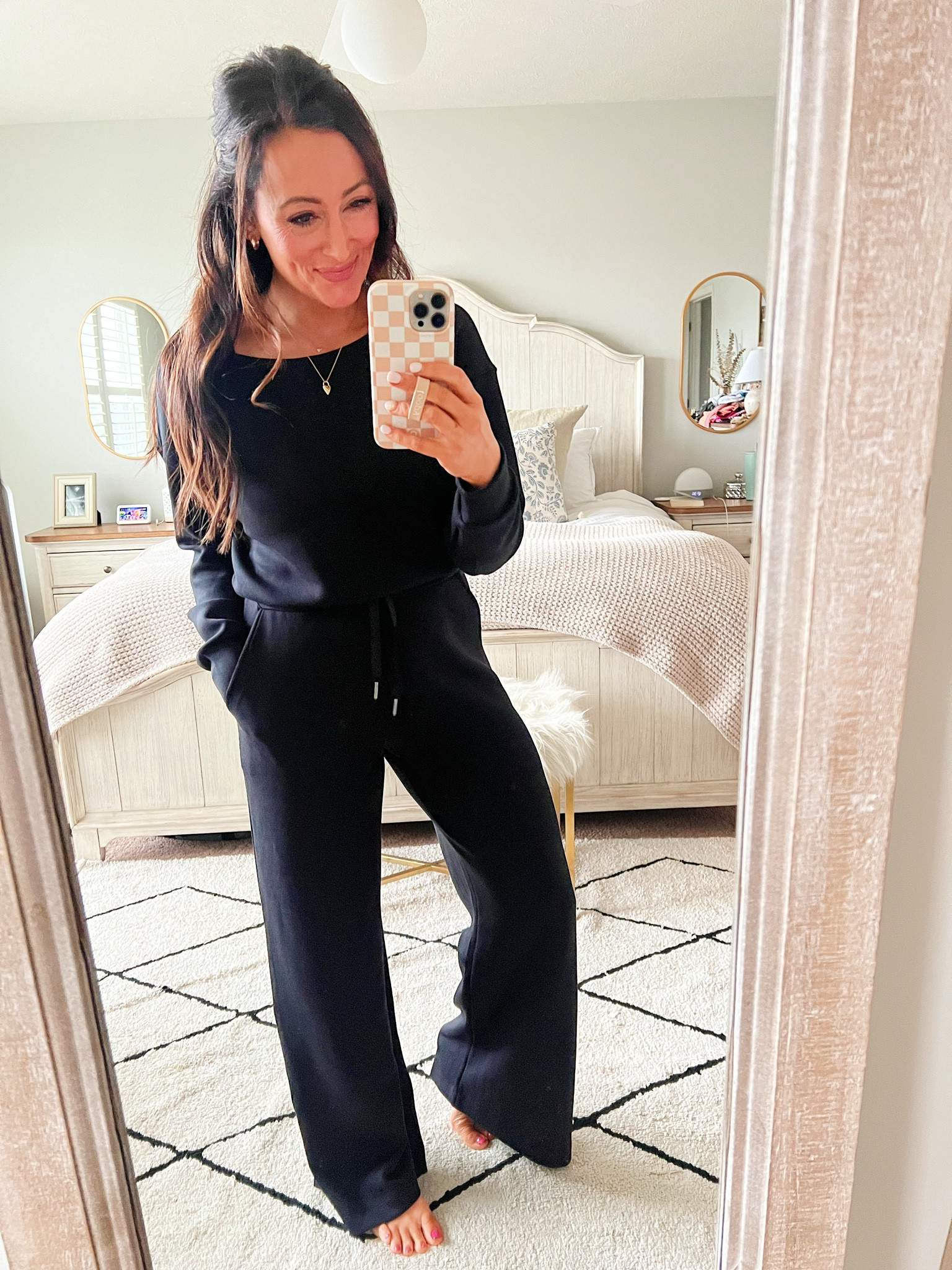 NEW SPANX

True size small jumpsuit 

Code ASHXSPANX for 10% off 

#LTKSpringSale #LTKfindsunder100 #LTKstyletip