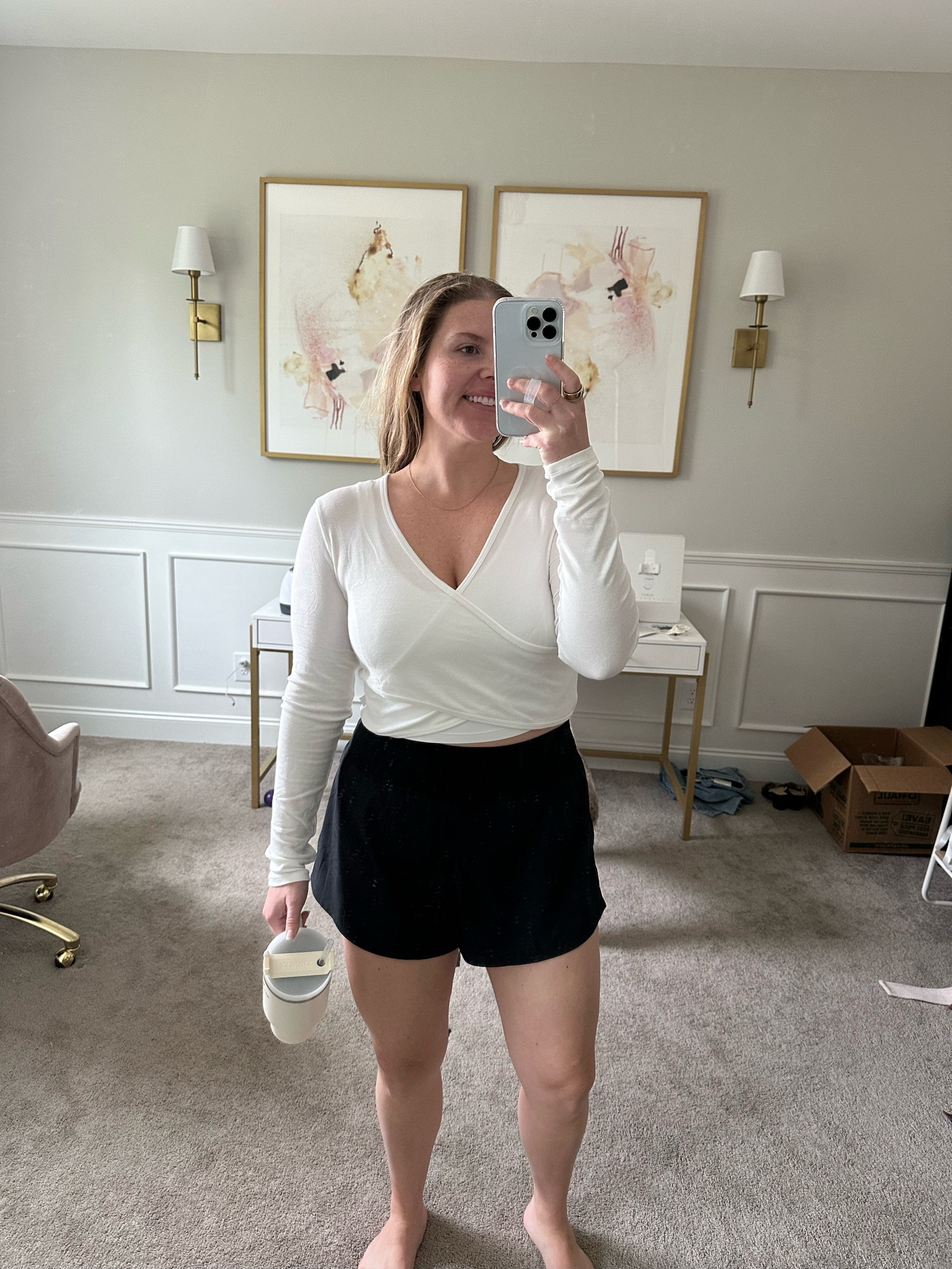 Wearing a 10 in wrap top at sports bra & size M in shorts! 


#LTKMidsize #LTKBacktoSchool #LTKActive