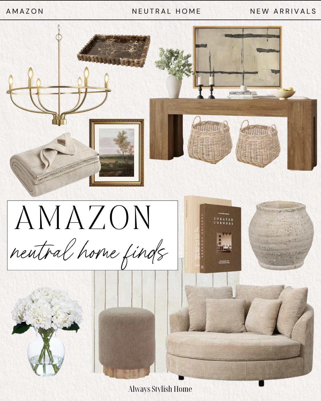 Neutral home finds that instantly make your space feel more elevated ✨ From cozy textures to modern decor details, these Amazon home finds are giving that clean, calm, designer-inspired look without the high price tag. #amazonhome #amazonfinds #neutralhome #homedecor #modernhome #cozyhome #homeinspo #newhomefinds #neutraldecor #affordablehomedecor 

 #LTKSeasonal #LTKHome