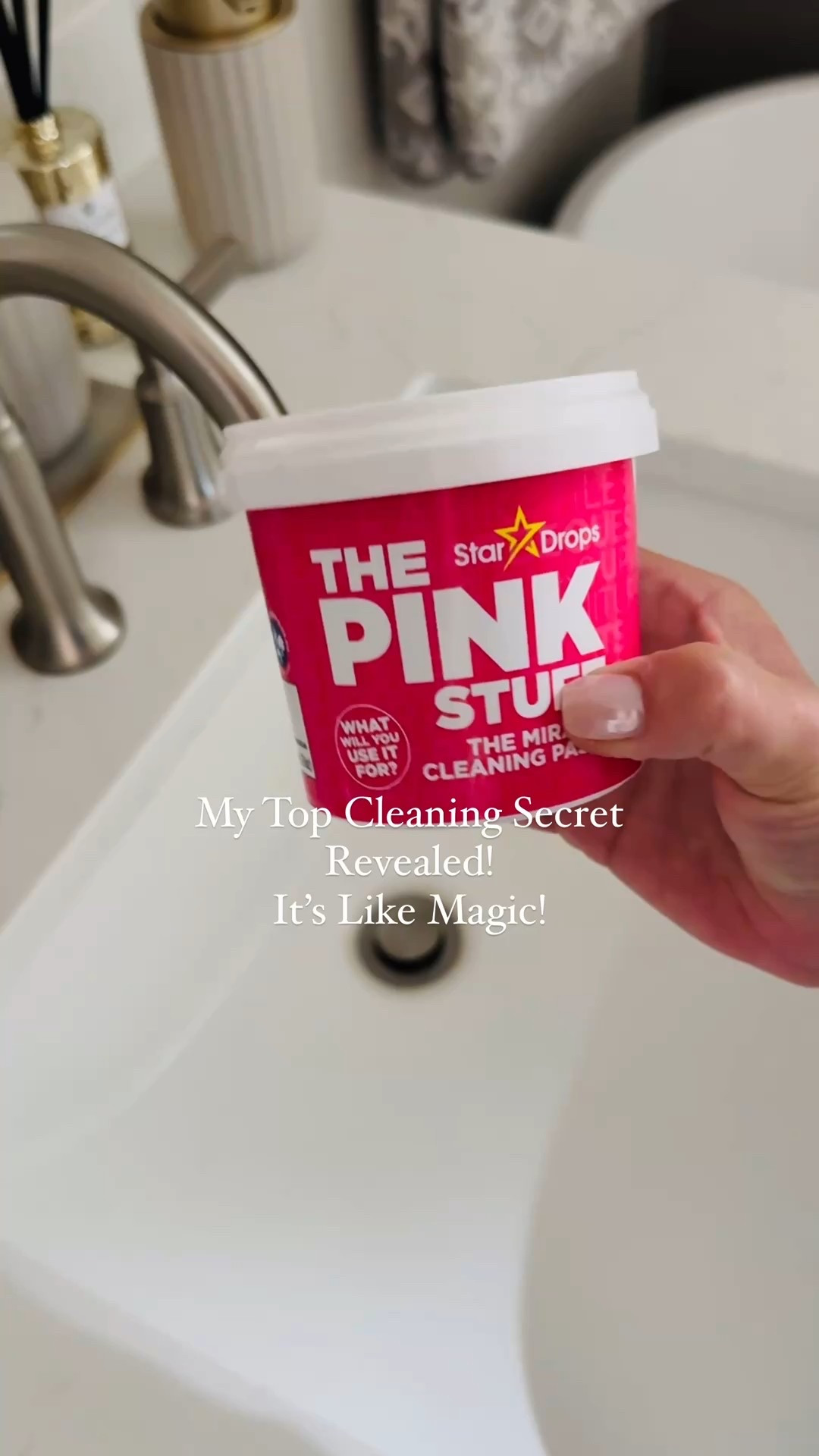 The Pink Stuff – My #1 Go-To Cleaner!

If you’ve seen the hype, it’s true—The Pink Stuff is pure magic in a jar! 

This is my all-time favorite multi-purpose cleaner because it works on just about everything and leaves surfaces sparkling.

🛁 Bathroom Sinks – gets makeup stains out in seconds.
🍳 Kitchen Appliances – perfect for stovetops, ovens, and stainless steel.
🪟 Around the Home – tiles, counters, and more.

A little goes a long way, and it’s one of the most affordable + effective cleaning products I’ve ever used. 

If you’ve been looking for one product that does it all, The Pink Stuff is the cleaner you need. Linked it here so you can grab it too! 🩷

#ThePinkStuff #AmazonCleaning #AmazonMustHaves #AmazonFinds #HomeHacks #AmazonEssentials #CleaningRoutine #CleaningMustHaves #AffordableCleaning

#LTKFamily #LTKHome #LTKFindsUnder50