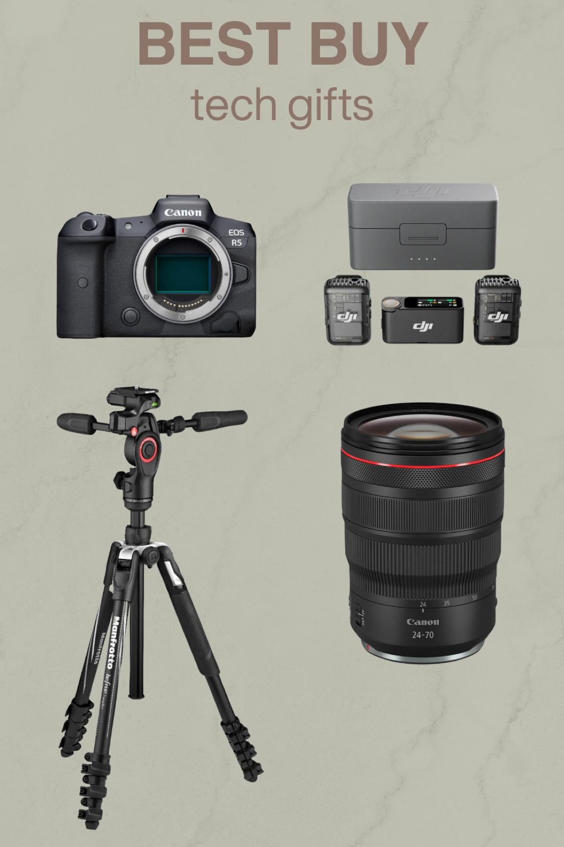 My camera gear - I use these items daily for shooting content.

@BestBuy #BestBuyPartner

#LTKHoliday #LTKGiftGuide #LTKCyberWeek