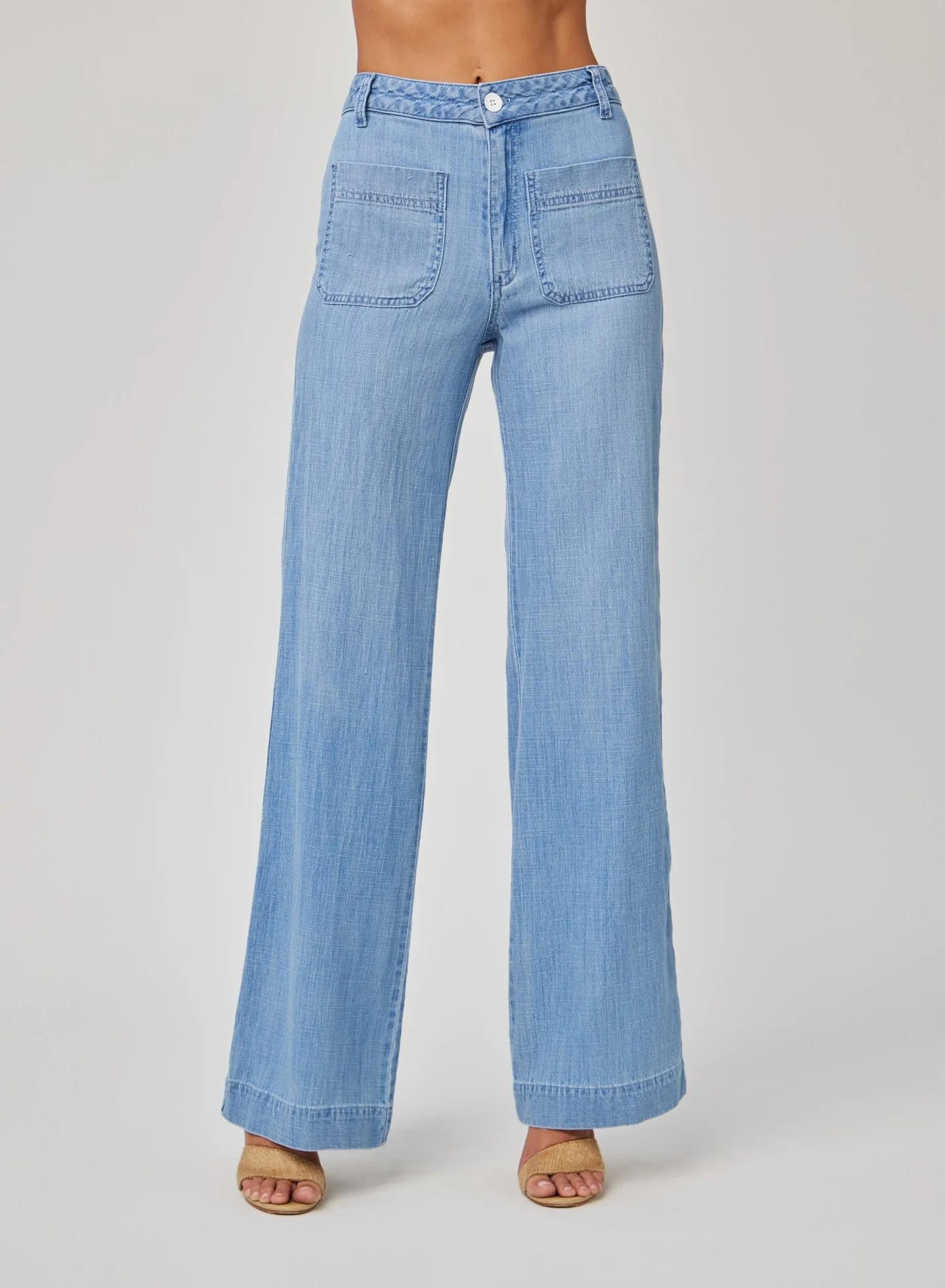 Lola Two Pocket Wide Leg - Sea Breeze Wash | Bella Dahl